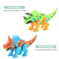 thumbnail image 3 of Vogacara 1 Juego de ensamblaje de dinosaurios, juguetes preescolares, bloques de construcción multiusos interesantes para niños, niñas, regalos, Juguetes de construcción Vogacara FN001563-00, 3 of 6