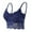 Blue, variant on Women Bandeau Tube Top Lace Wireless Bra 1-Pack