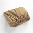thumbnail image 4 of Fitted Sheet, 500 Thread Count Egyptian Cotton Fitted Sheet – 1 Piece Only, Deep Pocket (19-24”) Fitted Sheet, Texas King (80" x 98") Size, Taupe, 4 of 5