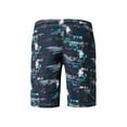 thumbnail image 5 of Xysaqa Mens Swim Trunks Board Shorts Cool Printed Lightweight Beach Shorts for Men Cotton Casual Hawaiian Bathing Suits 3X 4X 5X 6X （Available in Big & Tall Sizes), 5 of 6