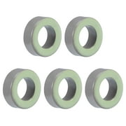5pcs 7.4 x 13.3 x 5mm Ferrite Ring Iron Powder Toroid Cores Gray Light Green