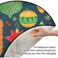 GZHJMY Christmas Treasures Christmas Tree Mat, Round Christmas Tree Stand Mat Decoration for