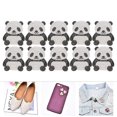 thumbnail image 3 of Clothing Patch, Crystal Rhinestone Patch DIY Craft Easy To Use Decoration Patch  for Blanke for Shoes for Pillow for Clothes Panda, 3 of 7