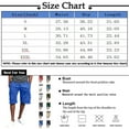 thumbnail image 3 of Men's Sports Cotton Linen Casual Loose Shorts, Multi-pocket Straight Leg Cargo Shorts for Spring Summer and Outdoor Work,Black,3XL, 3 of 8
