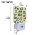 thumbnail image 4 of Cute Frogs and Heart Night Light 2 Pack LED Nightlight Plug into Wall Dusk to Dawn Sensor Soft White, 4 of 7
