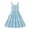 AB4 Blue, variant on Bainana Green Girls Solid Color Dress Sleeveless Suspender A Line Dresses Breathable Soft Little Girls Youth Summer Holiday Casual Wear Size 10 Years