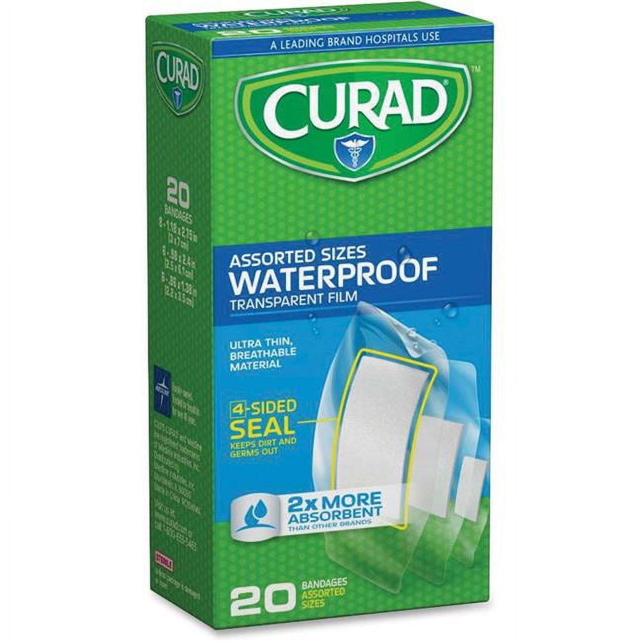 Curad Assorted Waterproof Bandages - Clear