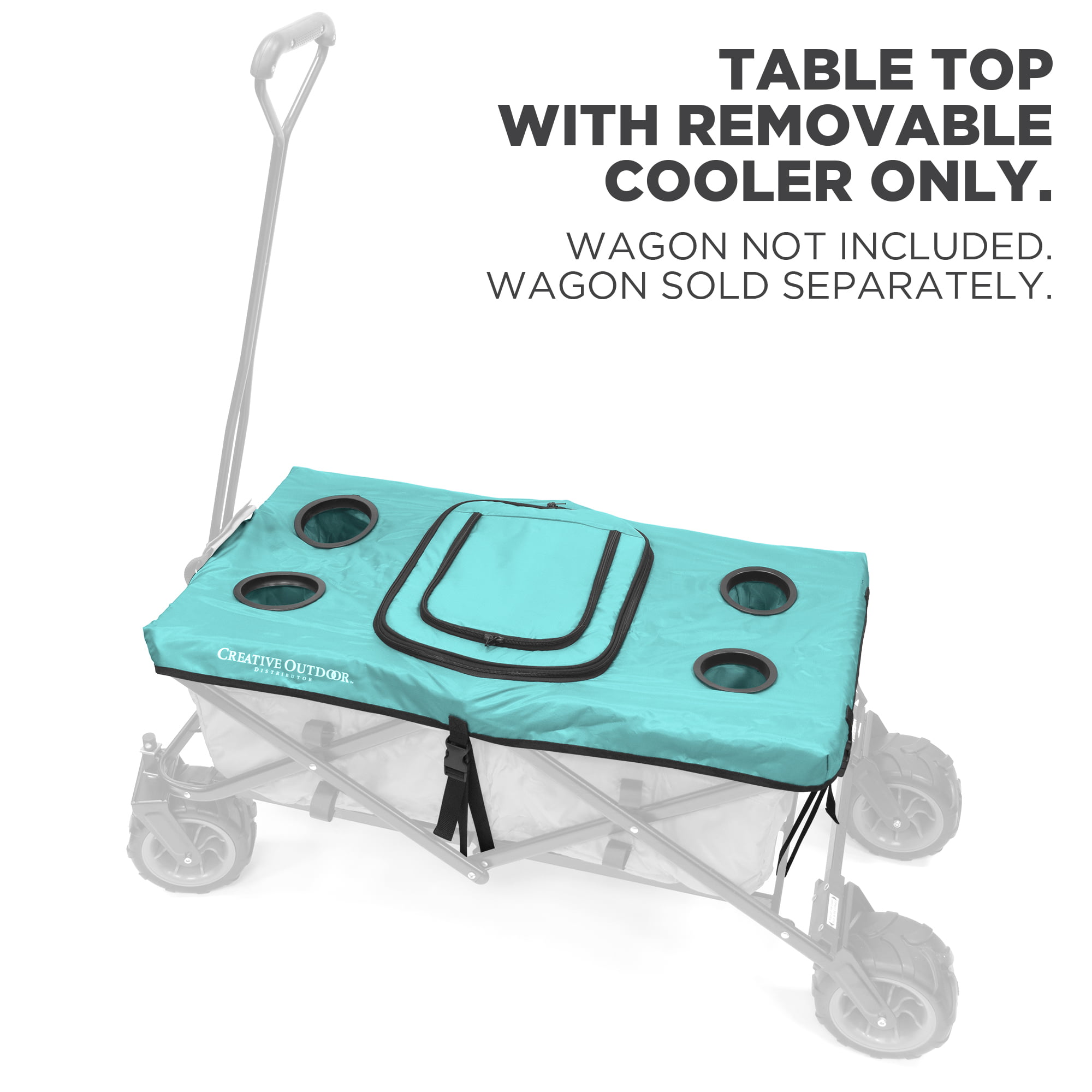 Creative Outdoor Distributor All-Terrain Folding Wagon Teal