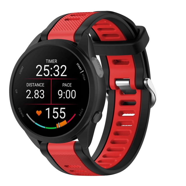 Pulsera de silicona deportiva de color sólido a prueba de sudor con ajuste cómodo y amplia compatibilidad compatible con Smartwatch