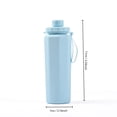 thumbnail image 2 of Portable Anti-Drop And High-Temperature Resistant Collapsible Food-Grade Silicone Water Cup For Sports,Purple, 2 of 5