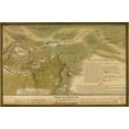 thumbnail image 2 of Vintage Maps 18x13 Black Ornate Wood Framed with Double Matting Museum Art Print Titled - Savannah Georgia 1779, 2 of 4