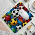 thumbnail image 2 of Football Gaming Mouse Pad, Mouse Mat, Mouse Pad - Square, 8.3x9.8 Inch, Printed, Non-Slip Rubber Bottom - Suitable for Office and Gaming, 2 of 6