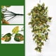 thumbnail image 1 of pstuiky Adorno de pared colgante verde artificial para interiores, flor de plástico verde para colgar en la pared, adorno de pared verde artificial, 1 of 6