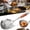 1pcs, variant on 17.7" Stainless Steel Skimmer with Heat-Shield Pear Wood Handle | Rapid Oil Draining Slotted Spoon, Heavy Duty Spider Strainer Cooking Ladle for Commercial Kitchenware Accessories (1pcs)