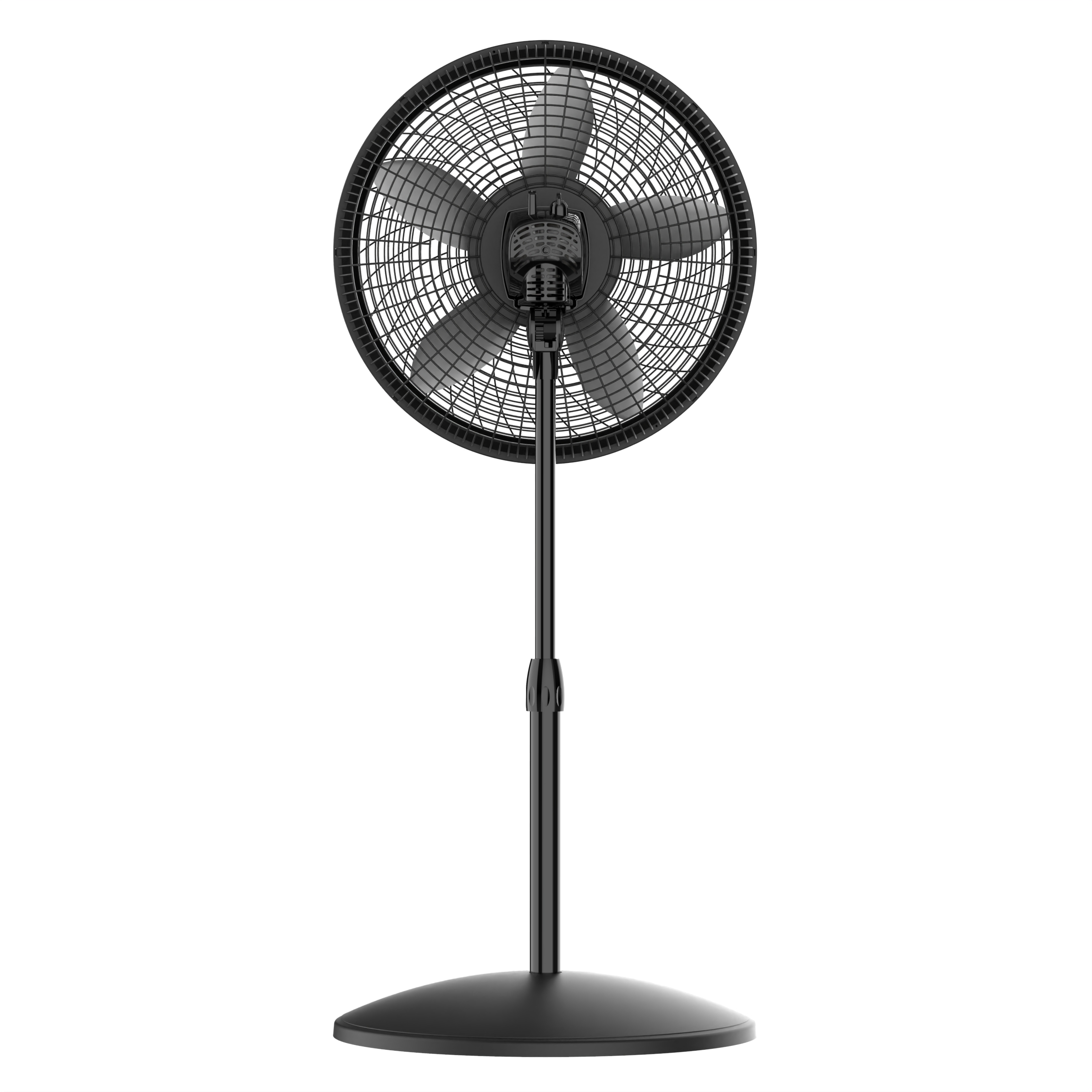 Lasko 18 Adjustable Oscillating Cyclone Pedestal Fan with 3 Speeds,  S18910, Black - Walmart.com