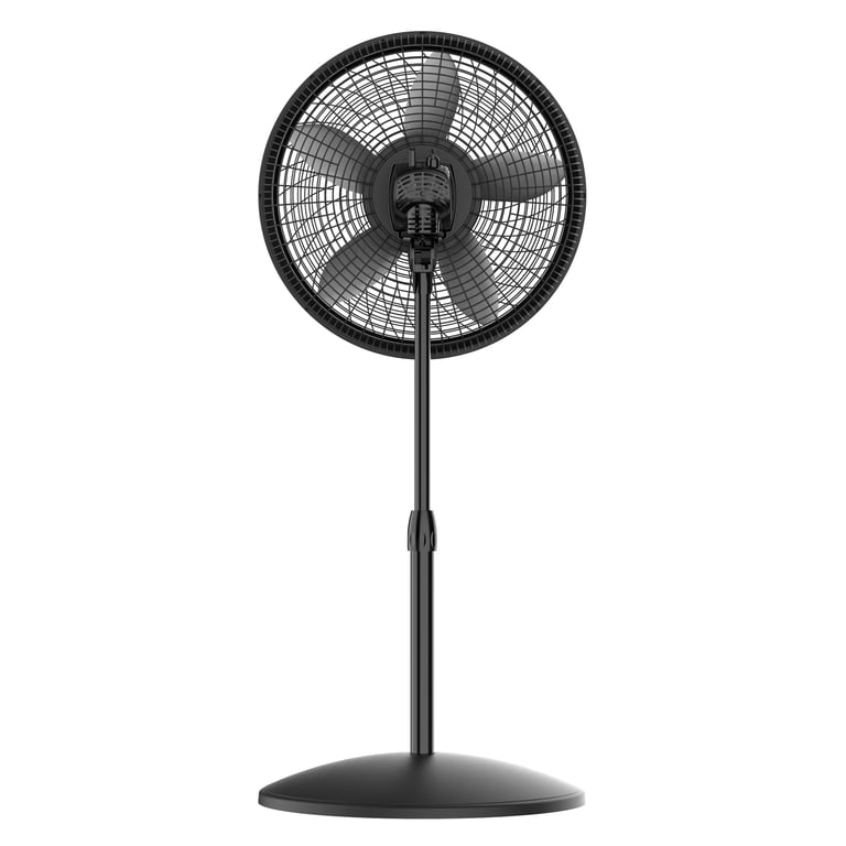 Lasko 18 Adjustable Oscillating Cyclone Pedestal Fan with 3 Speeds,  S18910, Black - Walmart.com