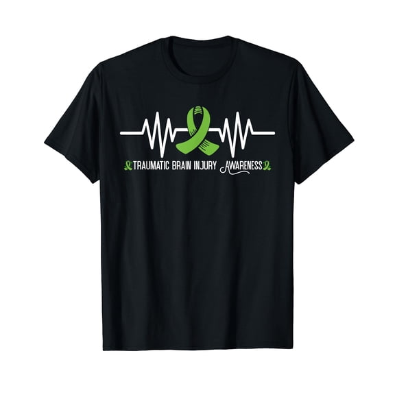 TBI Heartbeat Traumatic Brain Injury Awareness T-Shirt