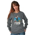 thumbnail image 4 of Popeye The Sailor Fam Adorable Family Sweatshirt for Men or Women Brisco Brands M, 4 of 6