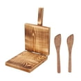 thumbnail image 3 of Dough Tool, Tortilla Press Wood Easy To Use Square  For Baking For Kitchen, 3 of 7