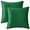 Green, variant on REGALWOVEN Set of 2 Velvet Throw Pillow Covers Decorative Solid Cushion Covers for Sofa Camel 16" x 16"