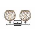 thumbnail image 2 of Innovations Lighting - Farmhouse Rope - 2 Light Bath Vanity In Industrial, 2 of 2