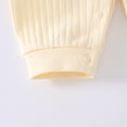 thumbnail image 5 of Cute Baby Onesies, White Newborn Long Sleeve Baby Bodysuit, 5 of 6