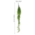 thumbnail image 2 of Hytrove Planta Colgante Artificial Verde Para De Pared Con Hojas Realistas Y Ajustable Para, 2 of 8