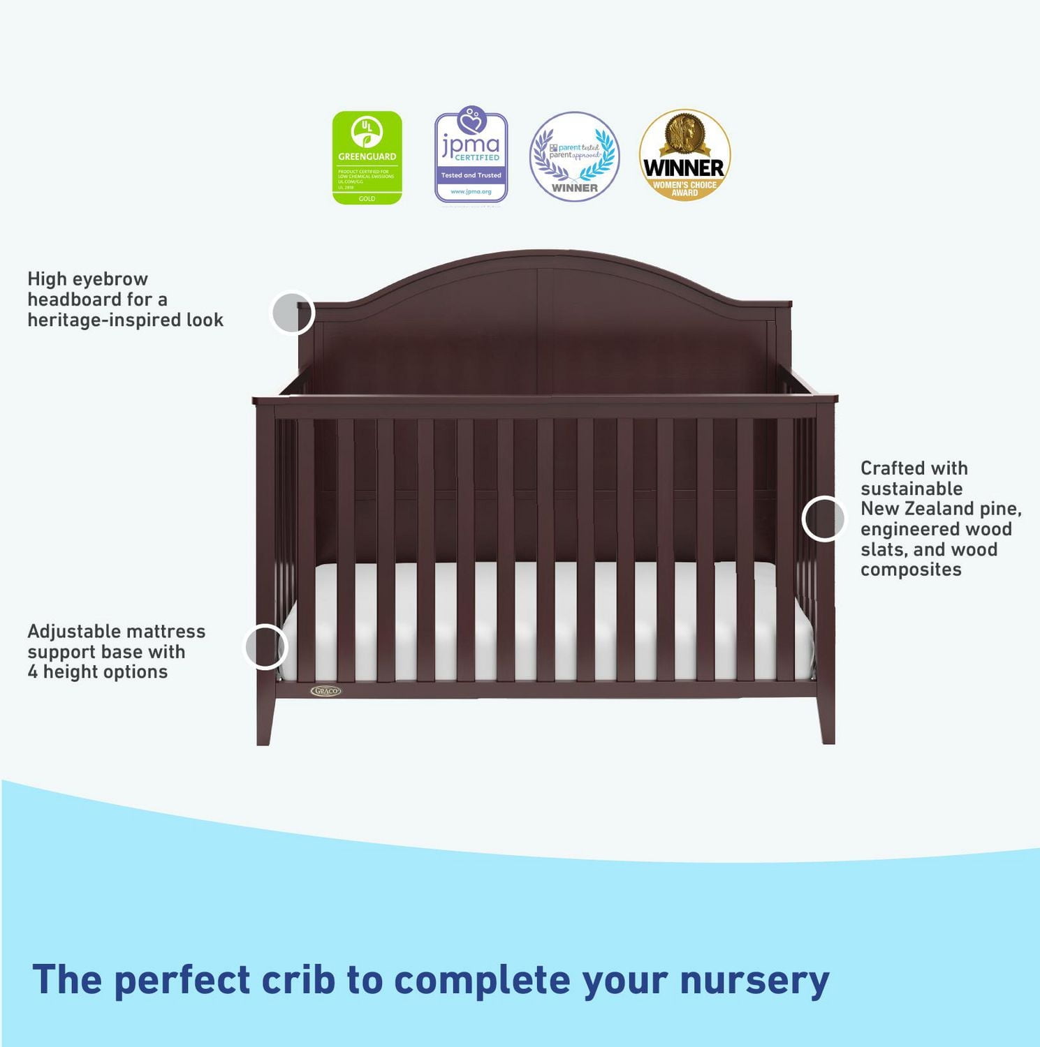 Lit de Bébé 5-en-1 Wilfred de Graco