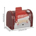 thumbnail image 3 of Miniature Christmas Mailboxes Shaped Tin Decorative Metal Storage Container for Candies and Snacks Holiday Gift Box, 3 of 21