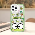 thumbnail image 3 of wangyu MINISO Sanrio Keroppi Phone Case For iPhone 11 12 Mini 13 14 15 Pro Max Transparent Shell, 3 of 7