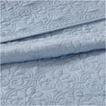 thumbnail image 3 of JERFIT Reversible King Size Bedspread Set with Shams, Oversized 120x118 Inch, Blue Cottage Quilted Bed Cover, Antimicrobial, Machine Washable Cotton Blend, 3 of 8
