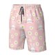 thumbnail image 4 of Balery Rabbit Sunflower Traje de Baño Estilo Hawaiano para Hombre, Shorts de Secado Rápido con Bolsillos-Small, 4 of 6