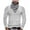 White, variant on uikmnh Men's Knitted Turtleneck Pullover Shawl Collar Sweaters Slim Fit High Neck Hoodies with Pockets