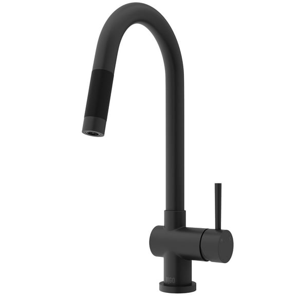 Gramercy Single-Handle Pull-Down Sprayer Kitchen Faucet with Touchless Sensor in Matte Black