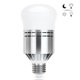 thumbnail image 5 of Una bombilla de inducción de control de luz, bombilla de aluminio para coche, lámpara de pasillo de patio con luz blanca cálida 12W3000K apagada día y noche, 5 of 5