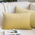 thumbnail image 2 of Orange Yellow Ombre Pillow Covers 16"x24", Modern Abstract Art Gradient Aesthetics Soft Brushed Microfiber Breathable Throw Pillow Covers, Pillowcase with Zipper for Couch Sofa Bedroom Living Room, 2 of 9