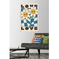 thumbnail image 2 of Smile Face - Love Flowers Wall Poster with Push Pins, 22.375" x 34", 2 of 4