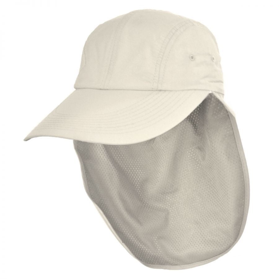 baseball cap with neck flap