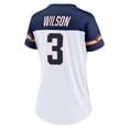 thumbnail image 3 of Women's Fanatics Russell Wilson White Denver Broncos Athena Name & Number V-Neck Top, 3 of 3