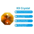 thumbnail image 3 of Uxcell K9 Crystal Octagon Beads 2 Holes Pendants, 60 Pack 14mm Chandelier Prisms Hanging Beads Amber, 3 of 6