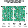 thumbnail image 2 of Blackout Kids Curtains,Green Christmas Snowman Pattern Childrens Insulated Curtains Set Of 2,Bedroom Essentials,Toddler Room Decor 42"x54", 2 of 5
