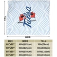 thumbnail image 3 of University of Tulsa Fleece Blanket, Very Soft Microfiber Flannel Blanket for Couch Warm and Cozy for All Seasons, 3 of 6