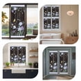 thumbnail image 7 of Spring Flowers Window Privacy Film,Blue Floral Leaves Birds Country Farm Wood Grain Static Cling UV Sun Blocking Window Tint Day and Night,Non-Adhesive One Way Privacy Cover 17.7''x39.3'', 7 of 7