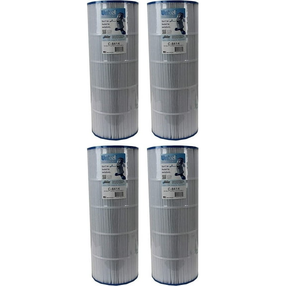 Unicel C-8414 Pool Replacement Cartridge Filters 150 Sq Ft Clearwater II 4Pack