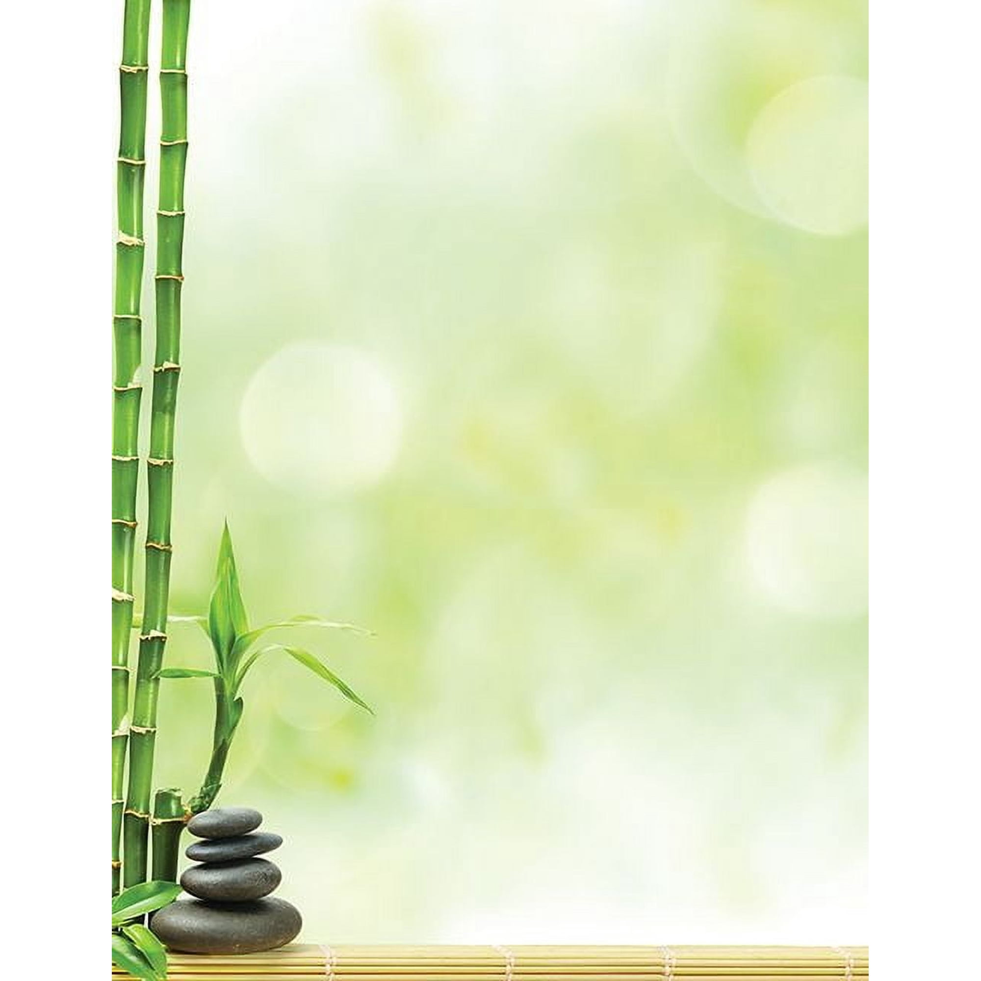 Great Papers! Serenity and Bamboo Stationery Letterhead, Invitations, Announcements and Personal Messages, Printer Friendly, 8.5"x11", 50 Pack