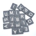 thumbnail image 2 of Milisten 2 Packs of 100PCS Grey Natural Wood Chips DIY 26 English Letters Words Alphabet Puzzle Literacy Box Baby Intellectual Development Wooden Chips, 2 of 6