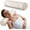 Velvet Dots Beige, variant on Memory Foam 4" Round Pillow, Cervical Neck Pillow for Pain Relief, Cylinder Pillows 18"x 4", Removable Cover, Neck Roll Pillow for Sleeping, Pink Ripple