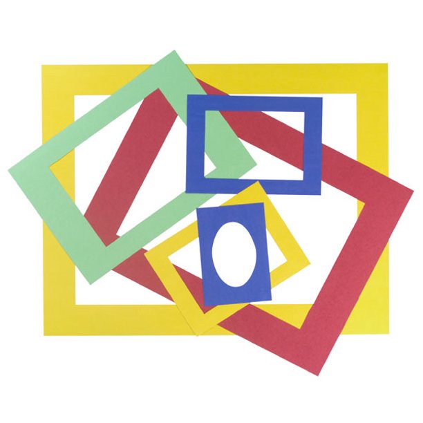 PreCut Mat Frames White, 8'' x 11'' (6'' x 9'' Opening), Pkg of 12