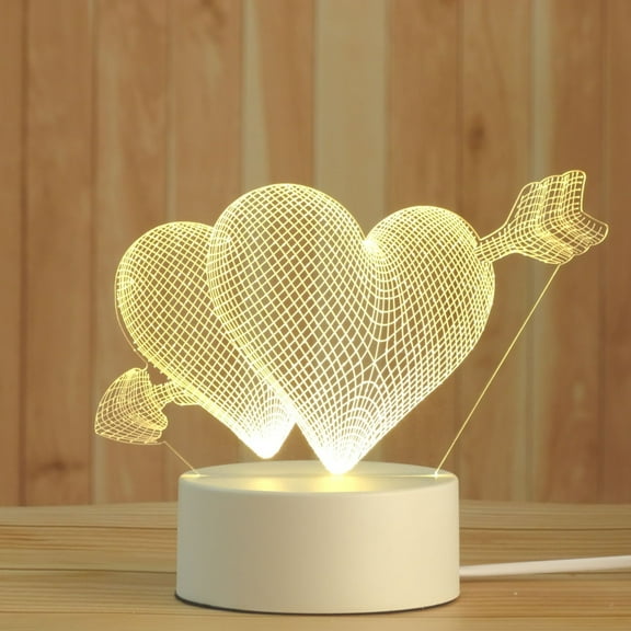 LED Night Light Animals Bulbing Light For Kids Toy Christmas Birthday Gifts USB Visual Wrong Lighting For Bedroom Living-Room