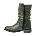 thumbnail image 2 of Eric Michael Noelle Short Leather Boot, 35, Green, 2 of 5